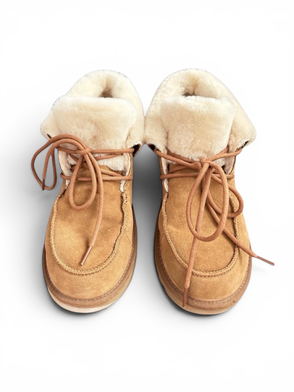 UGG Women’s Diara Lace Up Chukka Boot Sheepskin Moccasins